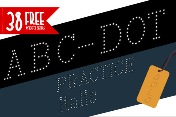 ABC Dot Practice Italic Bold: The Practical Font for Consistent Branding