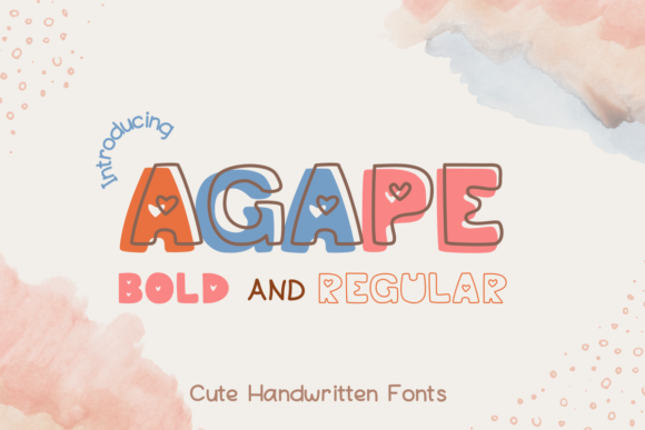 Agape Font: A Bold, Playful Display Typeface for Modern Marketers