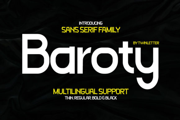 Baroty: A Display Font Built for Editorial Boldness