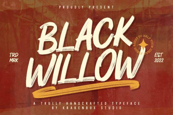 Black Willow: A Display Font for Digital Branding