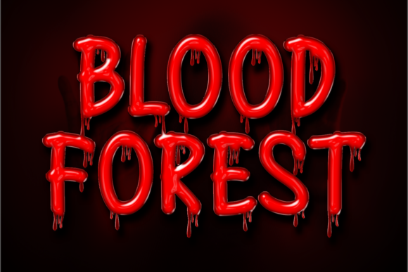 Blood Forest: A Review of This Distinctive Display Font