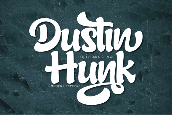 Dustin Hunk: A Display Typeface for Modern Web Branding