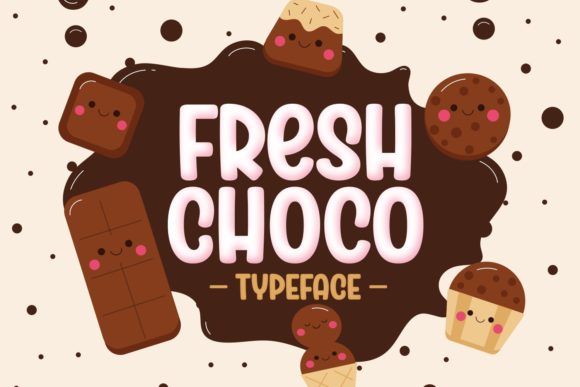 Fresh Choco: The Sweet Font for Makers and Handmade Products