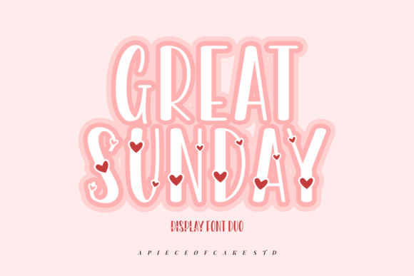 Great Sunday: A Romantic Display Duo for Editorial Projects