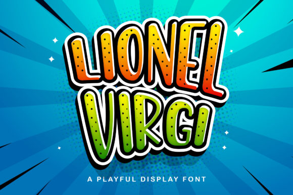 Lionel Virgi: A Playful Display Font for Digital Projects
