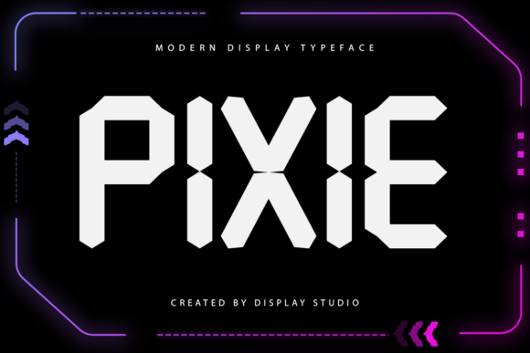 Pixie: A Modern Display Font for Editorial Personality