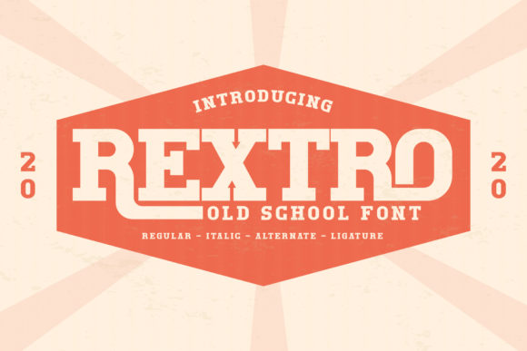 Rextro: A Bold Display Font Built for Real Branding Projects