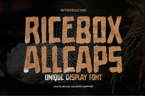 Ricebox Allcaps: A Font That Builds Instant Brand Authority