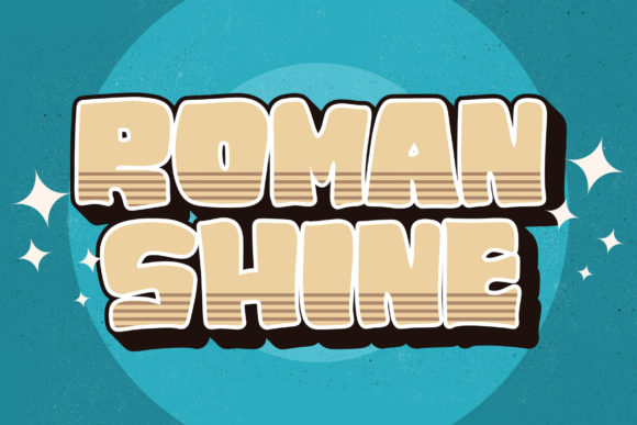 Roman Shine: A Bold Web Font for Digital Designers