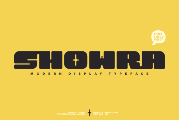 Showra: A Bold and Chubby Display Font for Editorial Impact