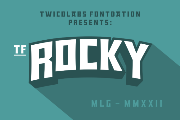 TF-Rocky Font: A Funky Typeface for Creative Projects