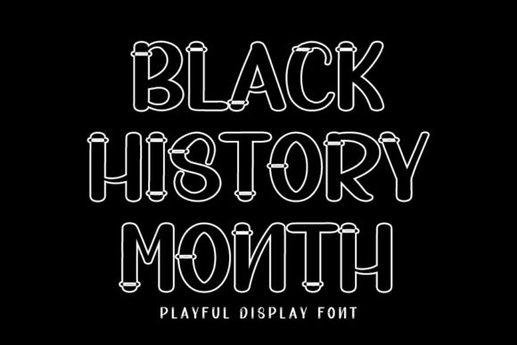 The Black History Month Font: A Contemporary Editorial Tool