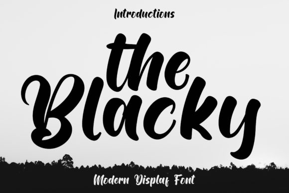 The Blacky: A Display Font That Commands Attention
