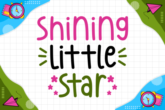 The Shining Little Star Font: A Friendly Choice for Editorial Mood