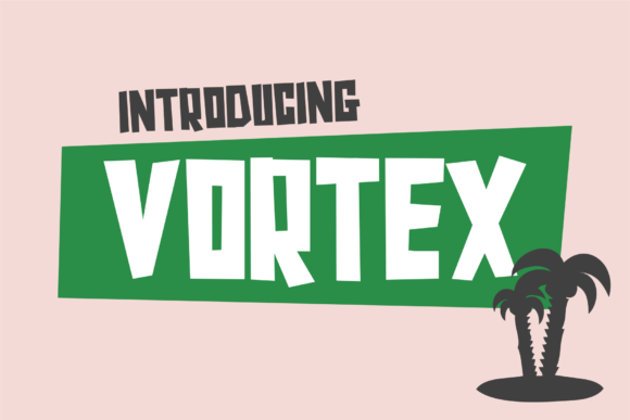 Vortex Font: A Bold Display Typeface for Digital Impact